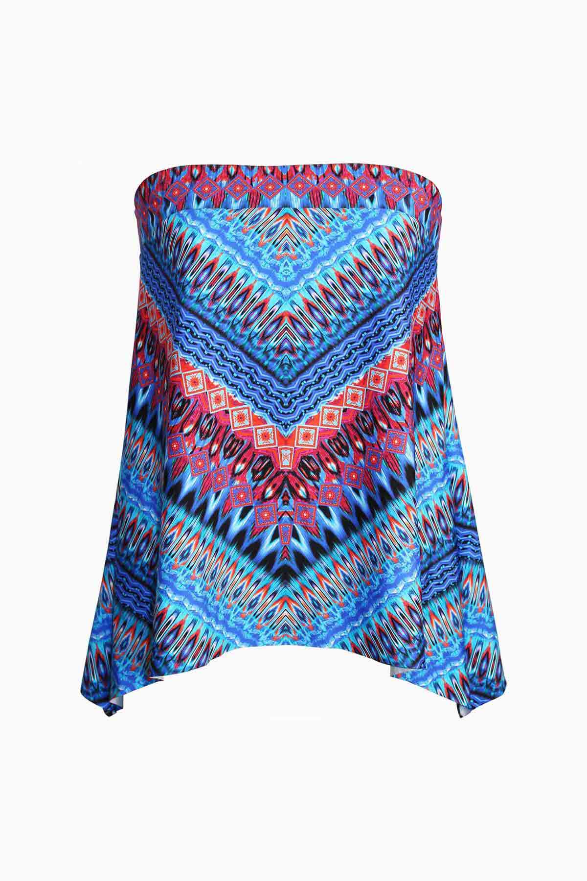 Miraclesuit Blue Casablanca Bandini Tankini Top