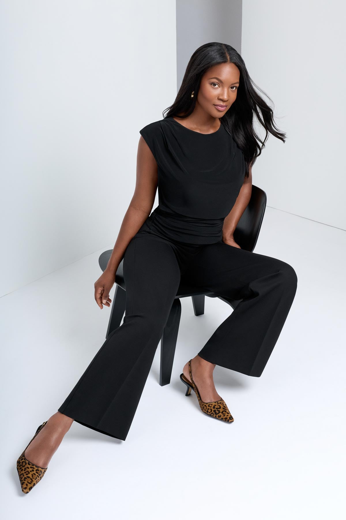 Miraclesuit Black Mirasculpt Wide Leg Pant
