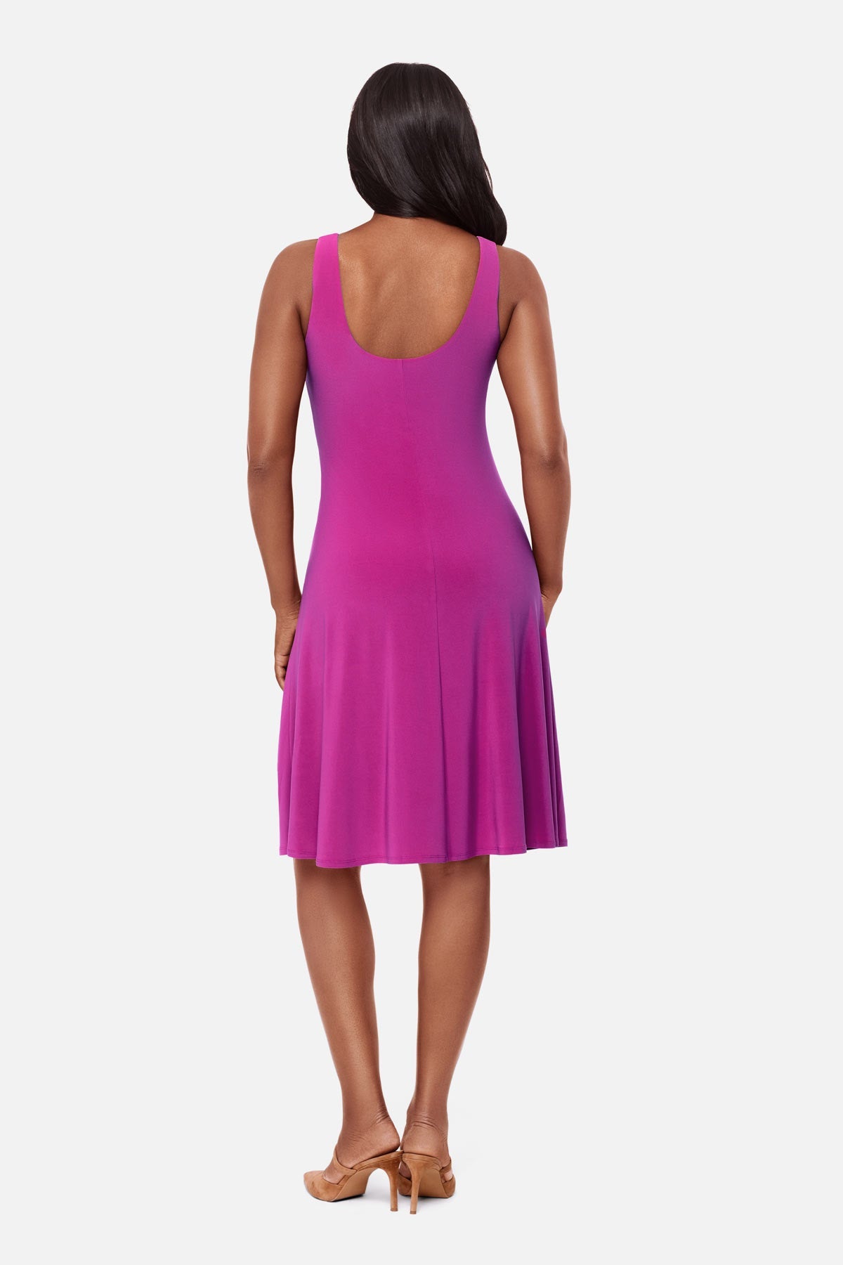 Miraclesuit Framboise Remi Fit & Flair Shaping Dress in Framboise