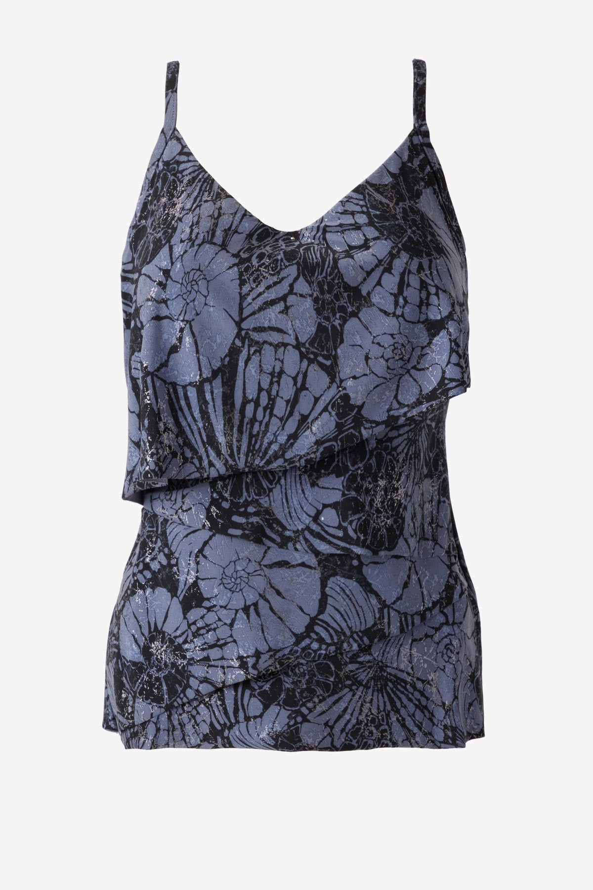 Miraclesuit Black/Multi Magicsuit Shell Beach Chloe Tankini Top