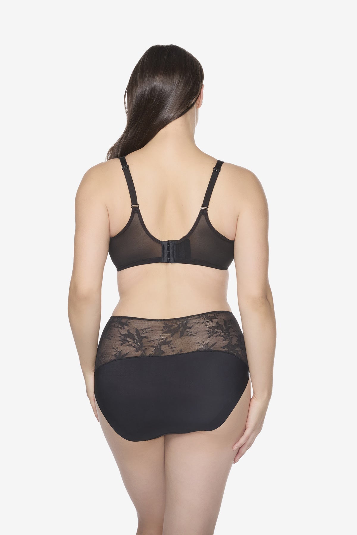 Miraclesuit White TC Luxe Dreamer Modern Brief in Deep Black