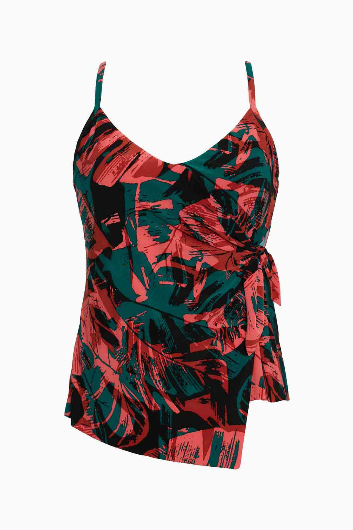 Miraclesuit Black/Multi Magicsuit Livin Lush Carma Tankini