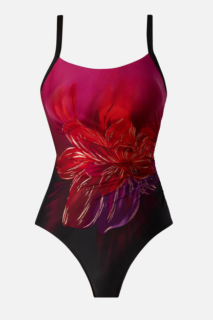 Miraclesuit Black/Multi Starr One Piece in Petali Rosa