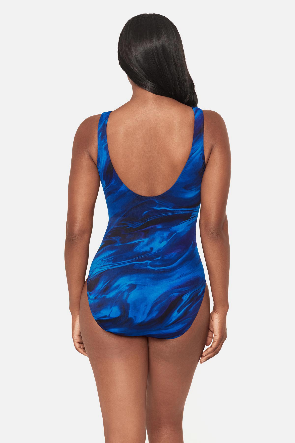 Miraclesuit Blue/Multi Its A Wrap One Piece in Stellar Nova