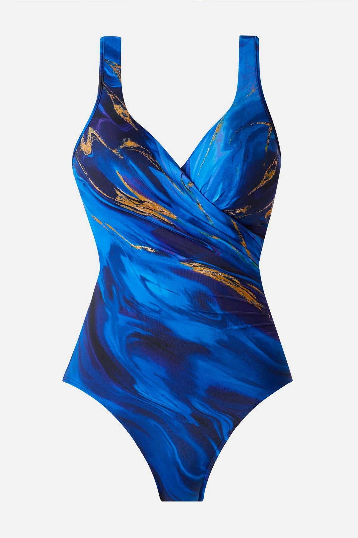 Miraclesuit Blue/Multi Its A Wrap One Piece in Stellar Nova