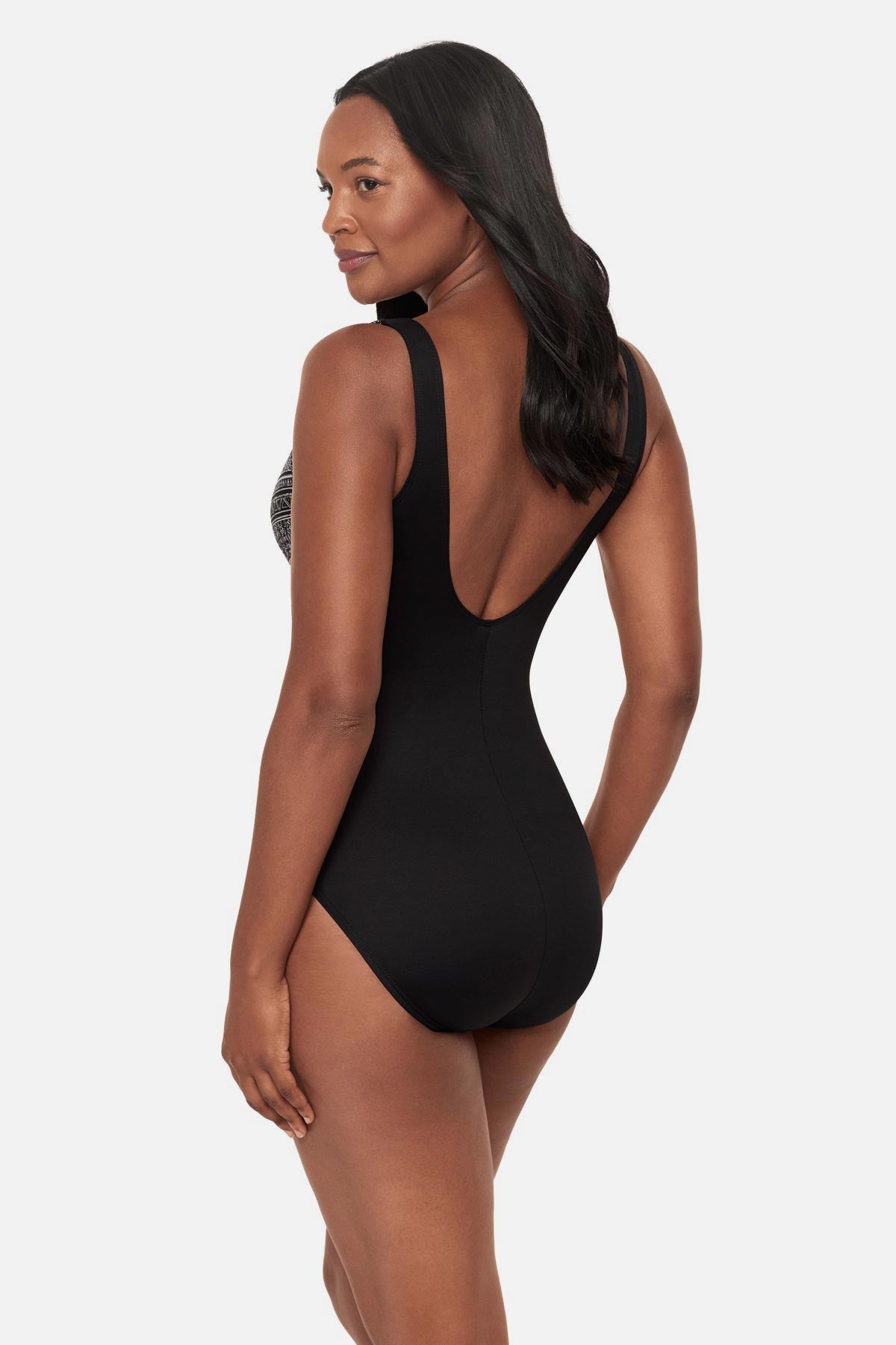 Miraclesuit Black/White Escape One Piece in Elysium