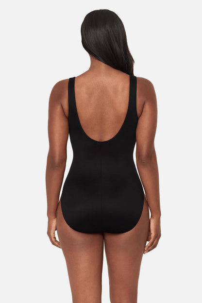 Miraclesuit Black/White Escape One Piece in Elysium