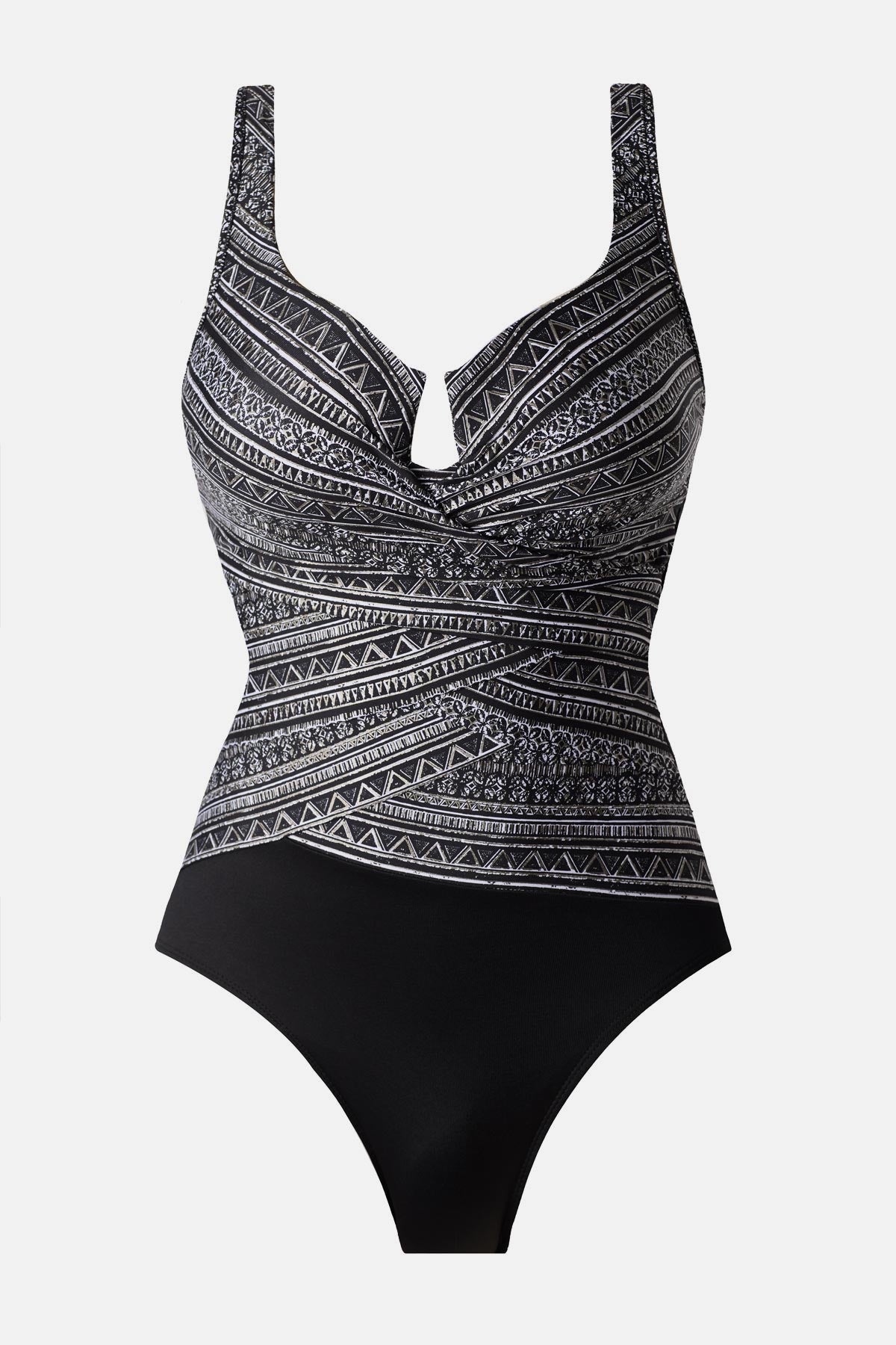 Miraclesuit Black/White Escape One Piece in Elysium