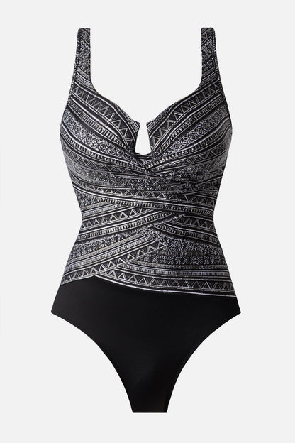 Miraclesuit Black/White Escape One Piece in Elysium