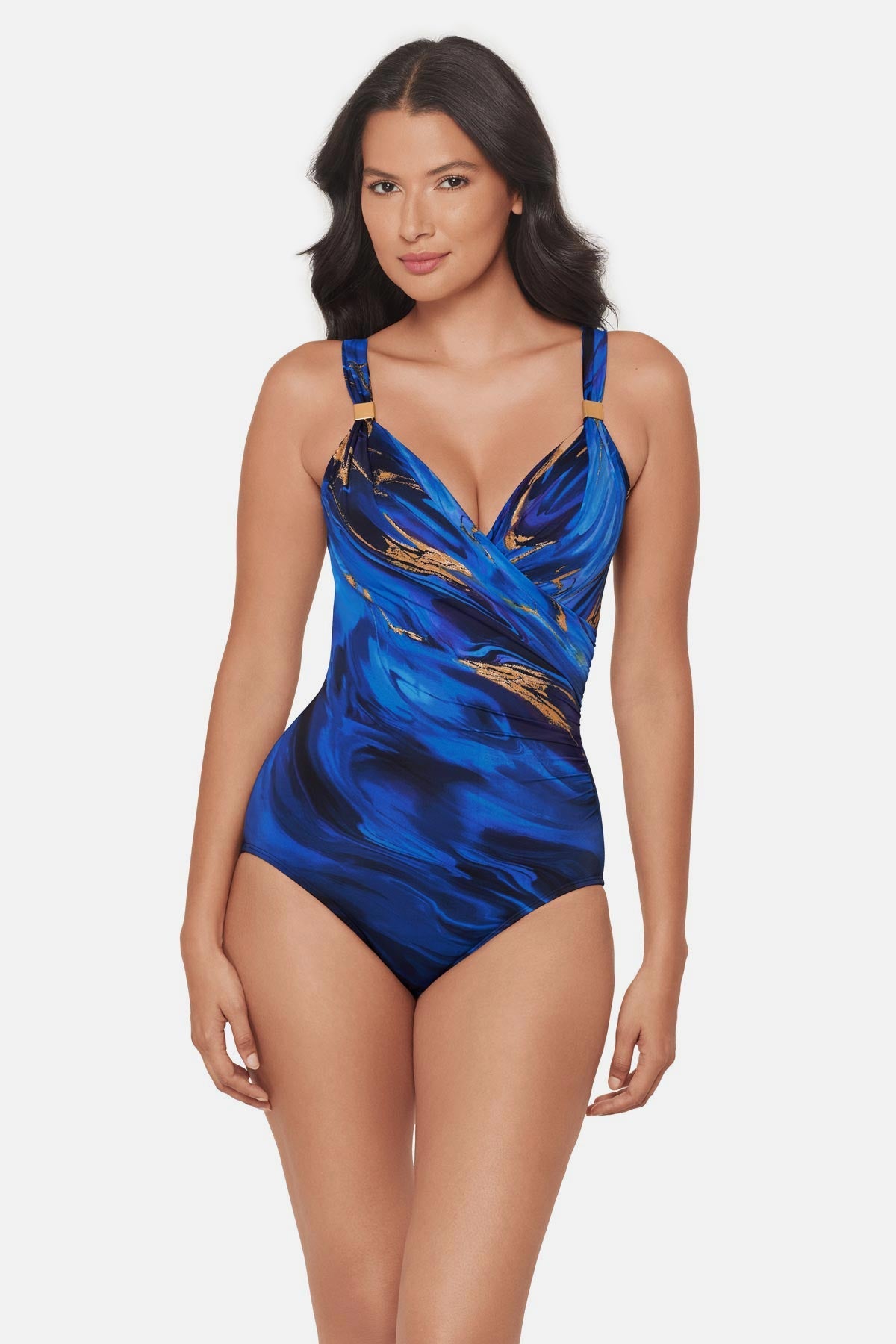 Miraclesuit Blue/Multi Siren One Piece in Stellar Nova