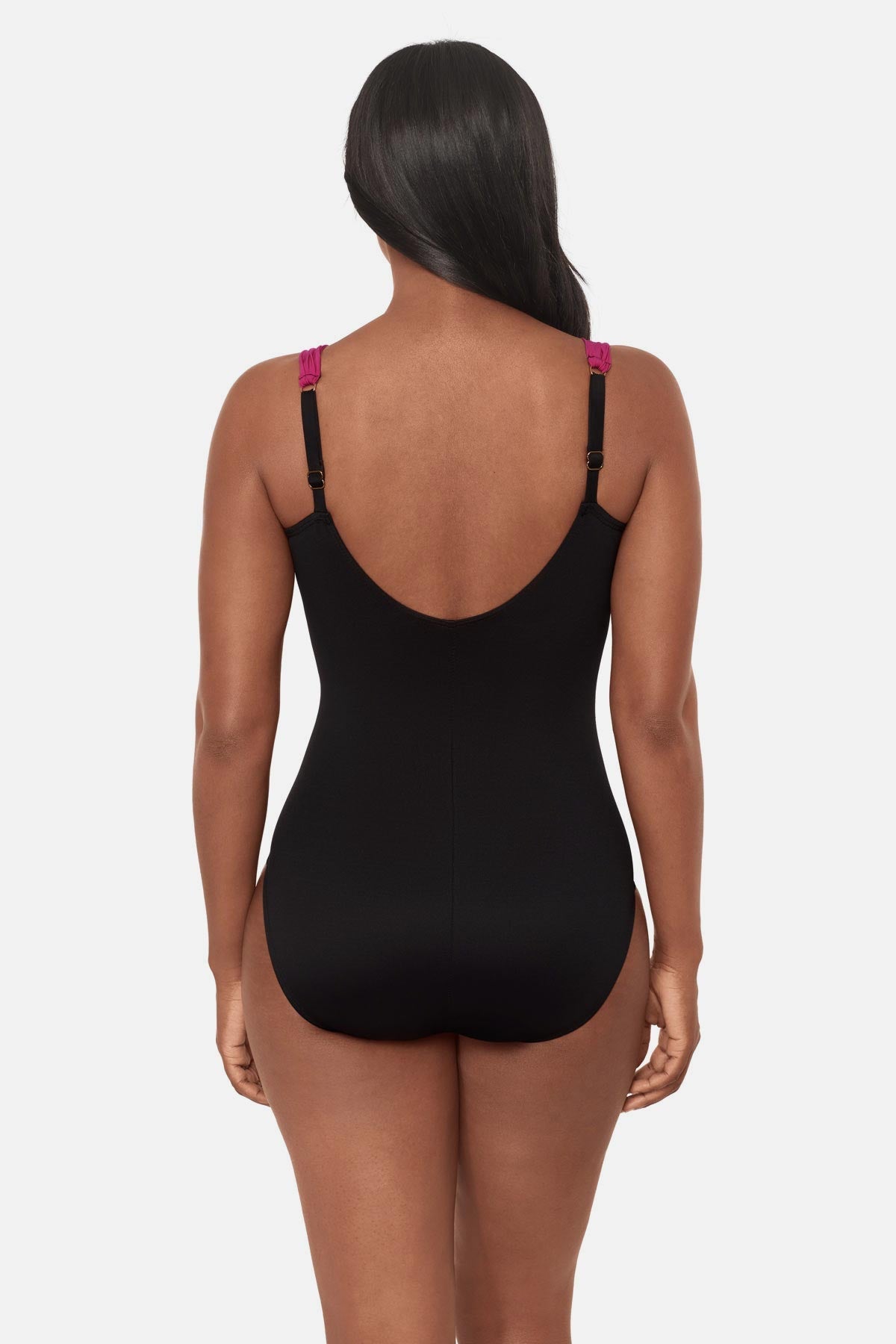 Miraclesuit Black/Multi Siren One Piece in Petali Rosa
