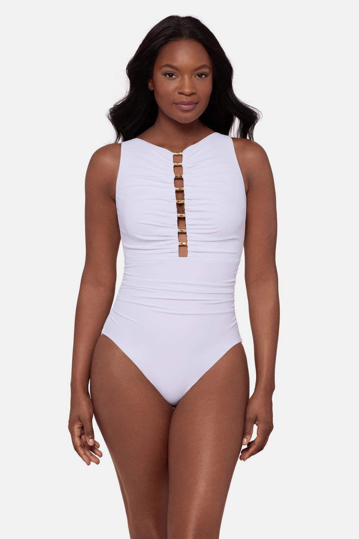 Miraclesuit Black Swizzle One Piece