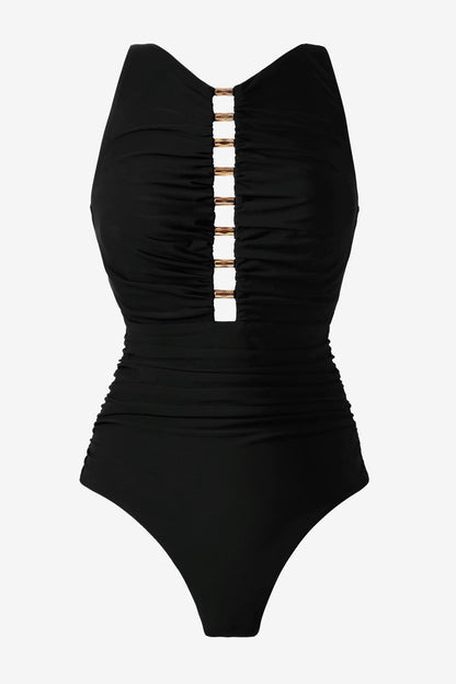 Miraclesuit Black Swizzle One Piece
