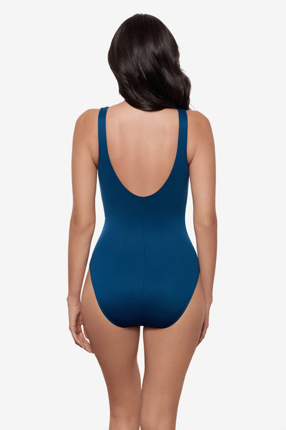 Miraclesuit Black Swizzle One Piece
