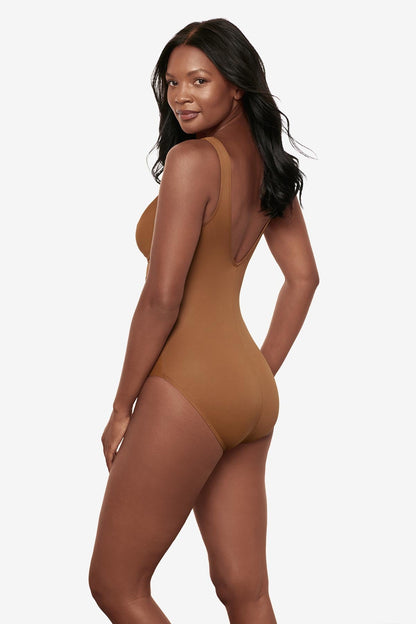 Miraclesuit Black Swizzle One Piece