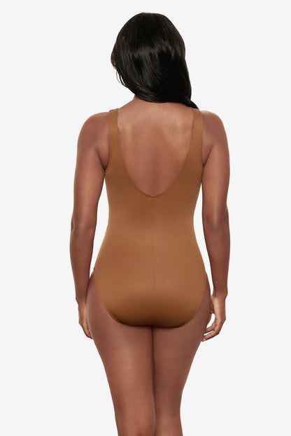 Miraclesuit Black Swizzle One Piece