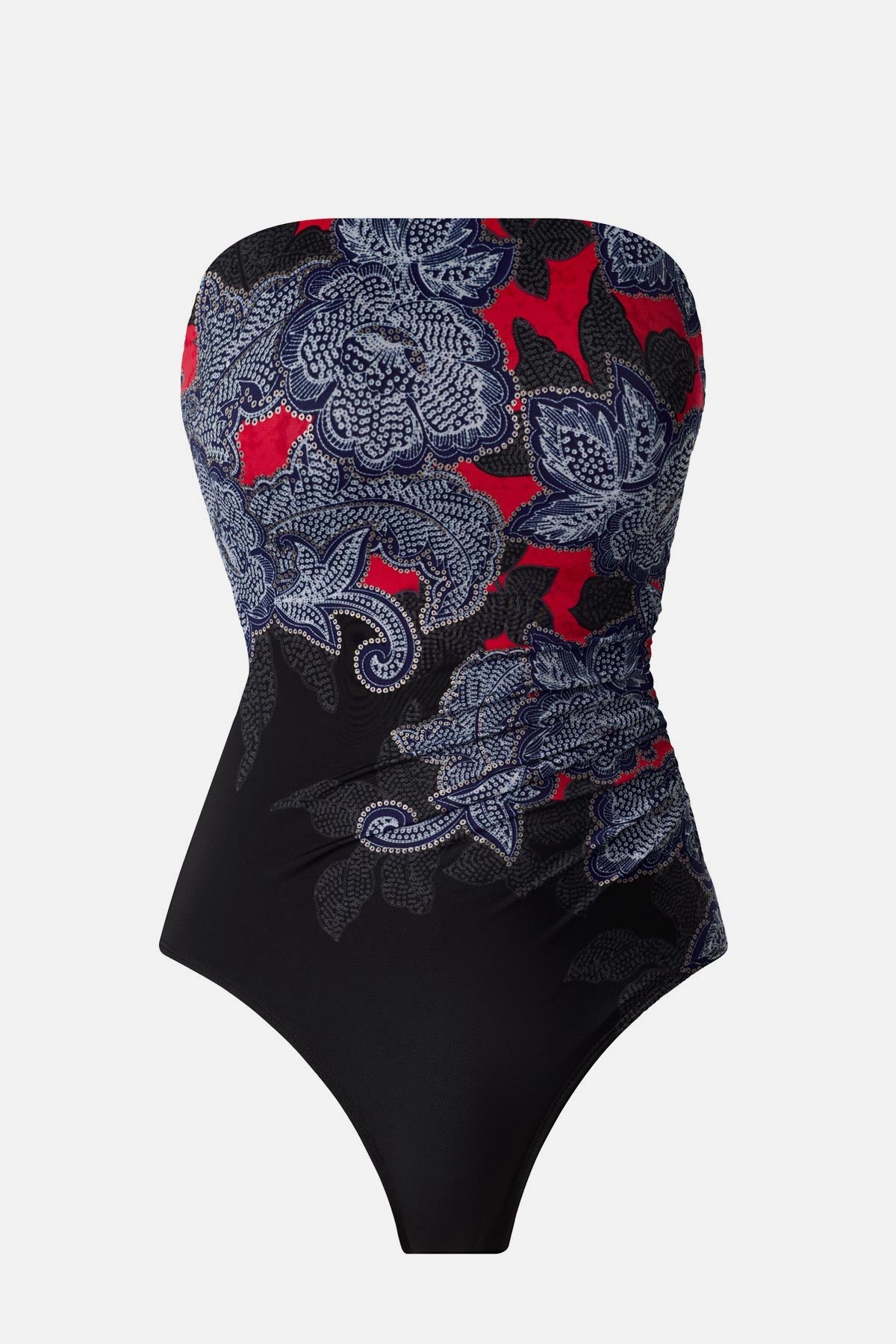 Miraclesuit Black/Multi Avanti One Piece in Steel Magnolias