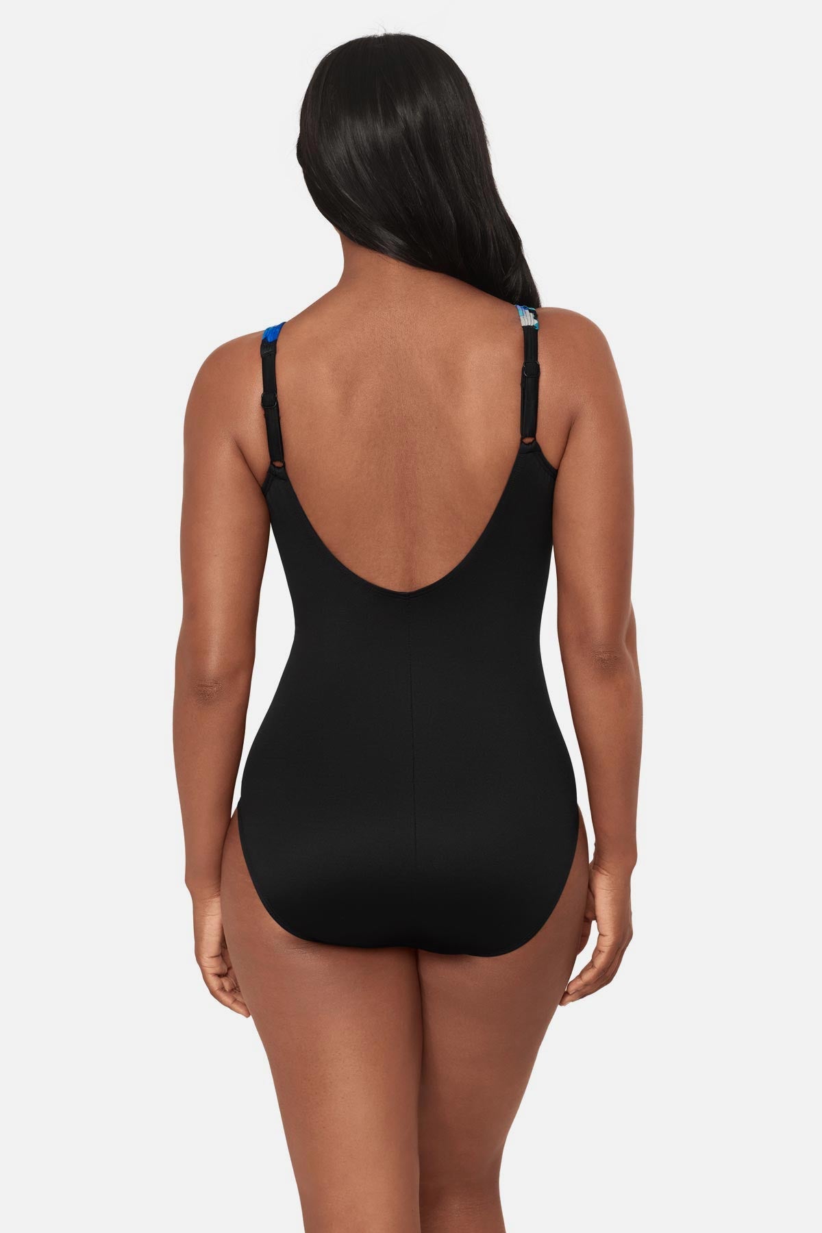 Miraclesuit Black/Multi Oceanus One Piece in Secret Garden