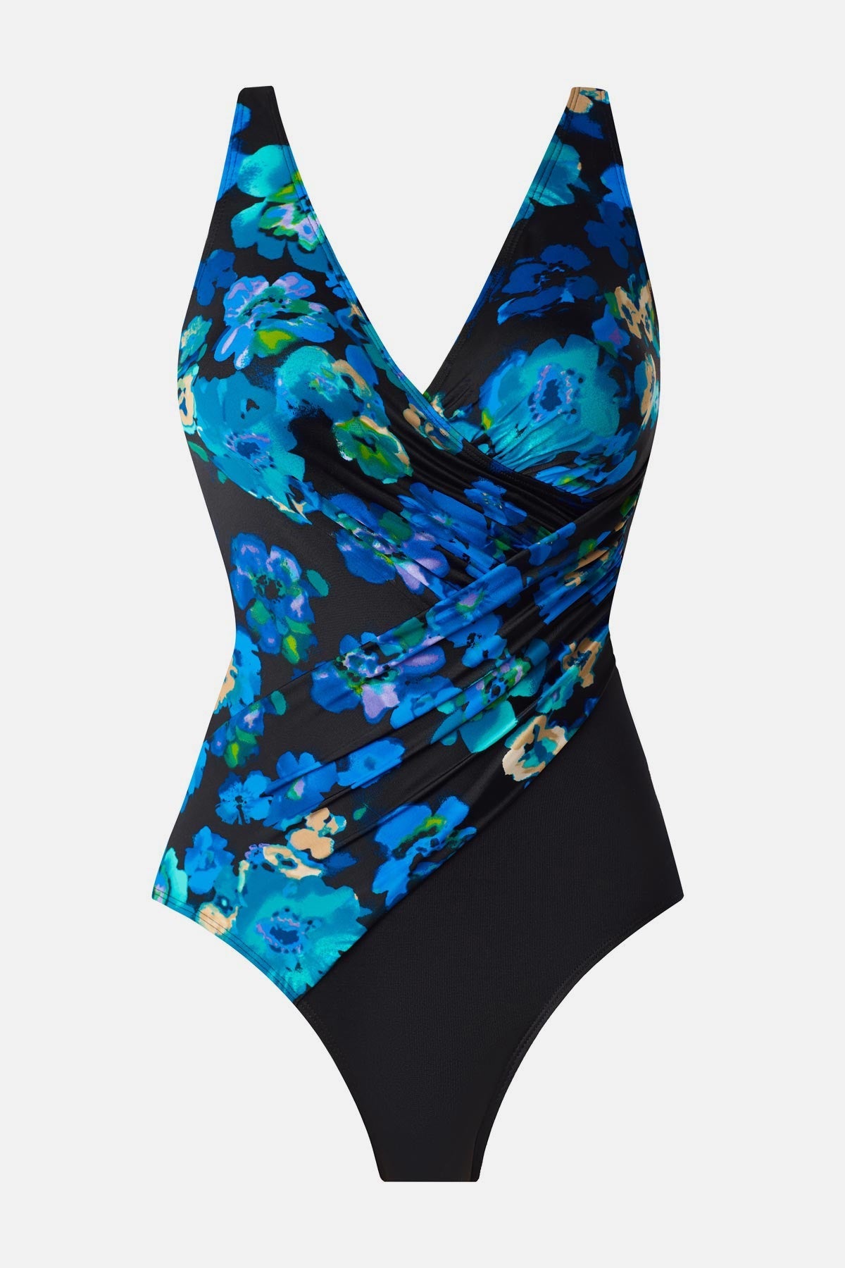 Miraclesuit Black/Multi Oceanus One Piece in Secret Garden