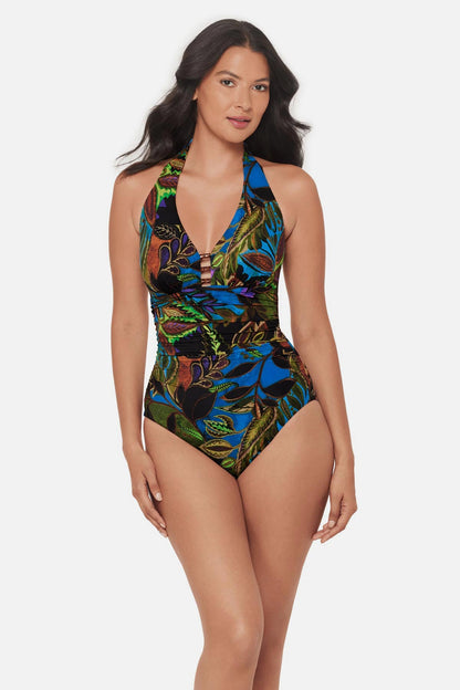 Miraclesuit Blue/Multi Theia One Piece in Amazonia