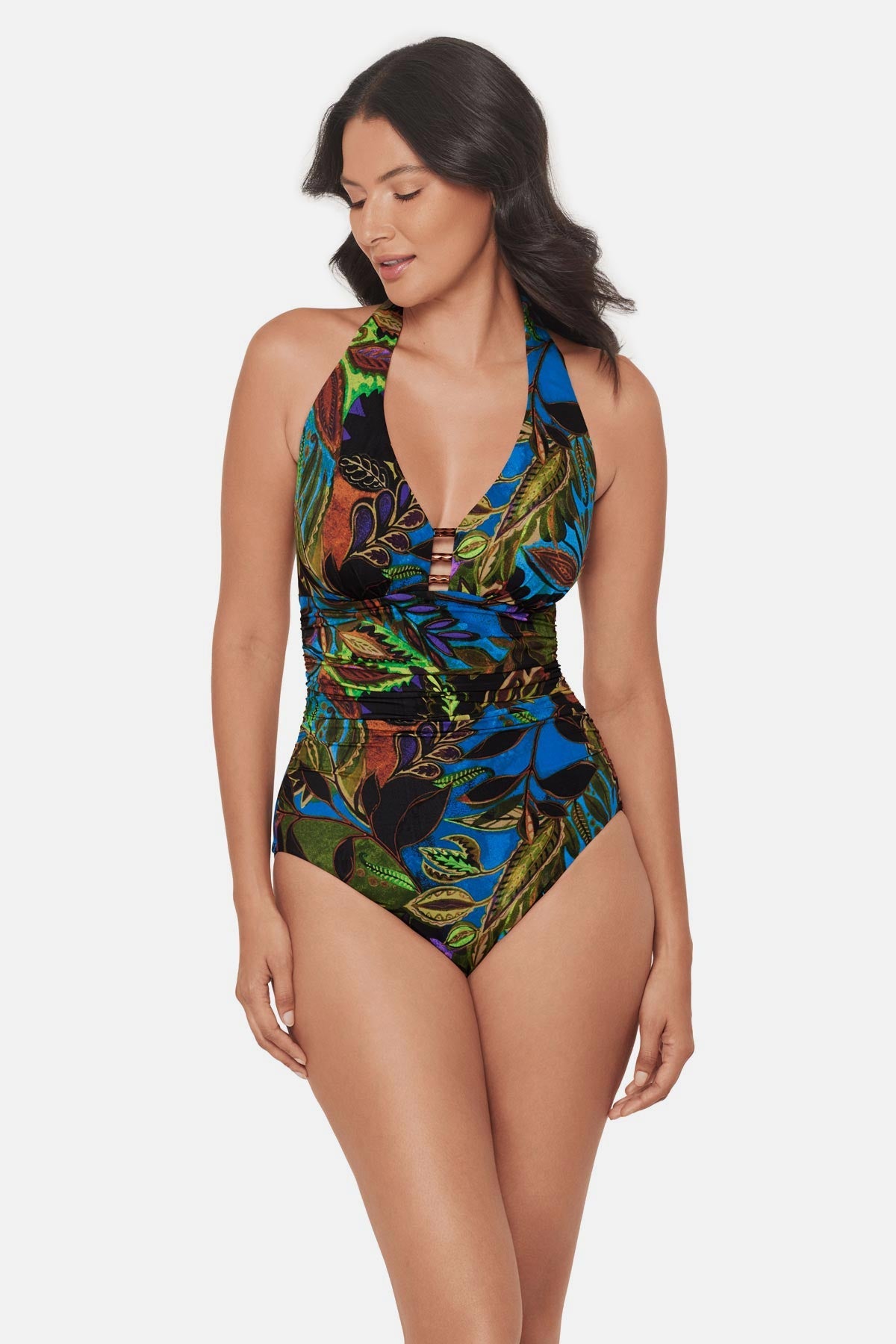 Miraclesuit Blue/Multi Theia One Piece in Amazonia