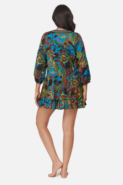 Miraclesuit Blue/Multi Beach Dress in Amazonia