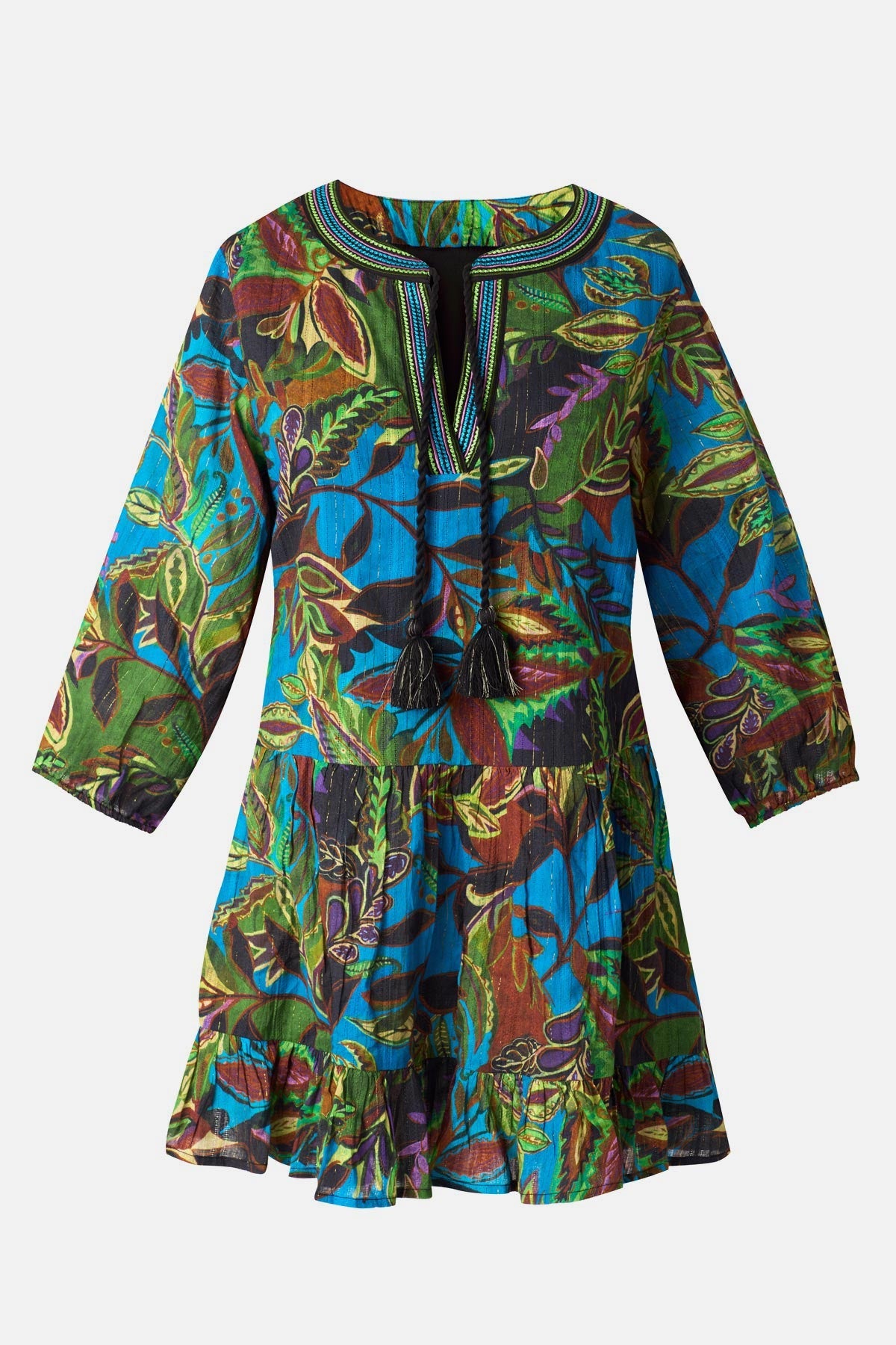 Miraclesuit Blue/Multi Beach Dress in Amazonia