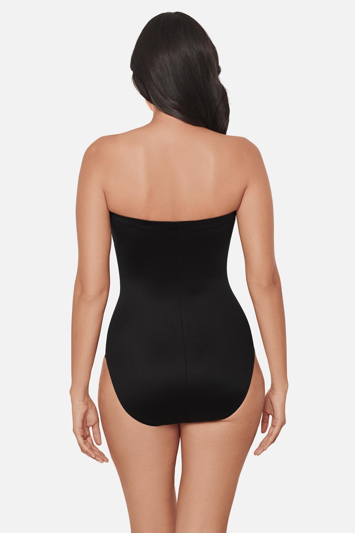 Miraclesuit Black/Multi Avanti One Piece in Petali Rosa