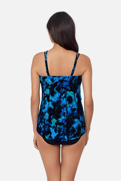 Miraclesuit Blue/Multi Magicsuit Gracie Tankini Top in Mashup