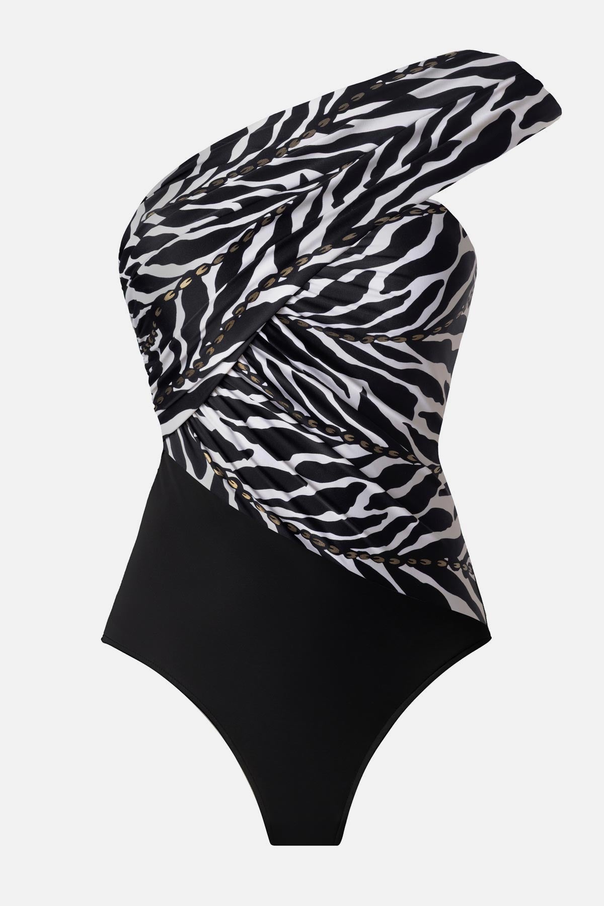Miraclesuit Black/White Magicsuit Goddess One Piece in Sand Tracks