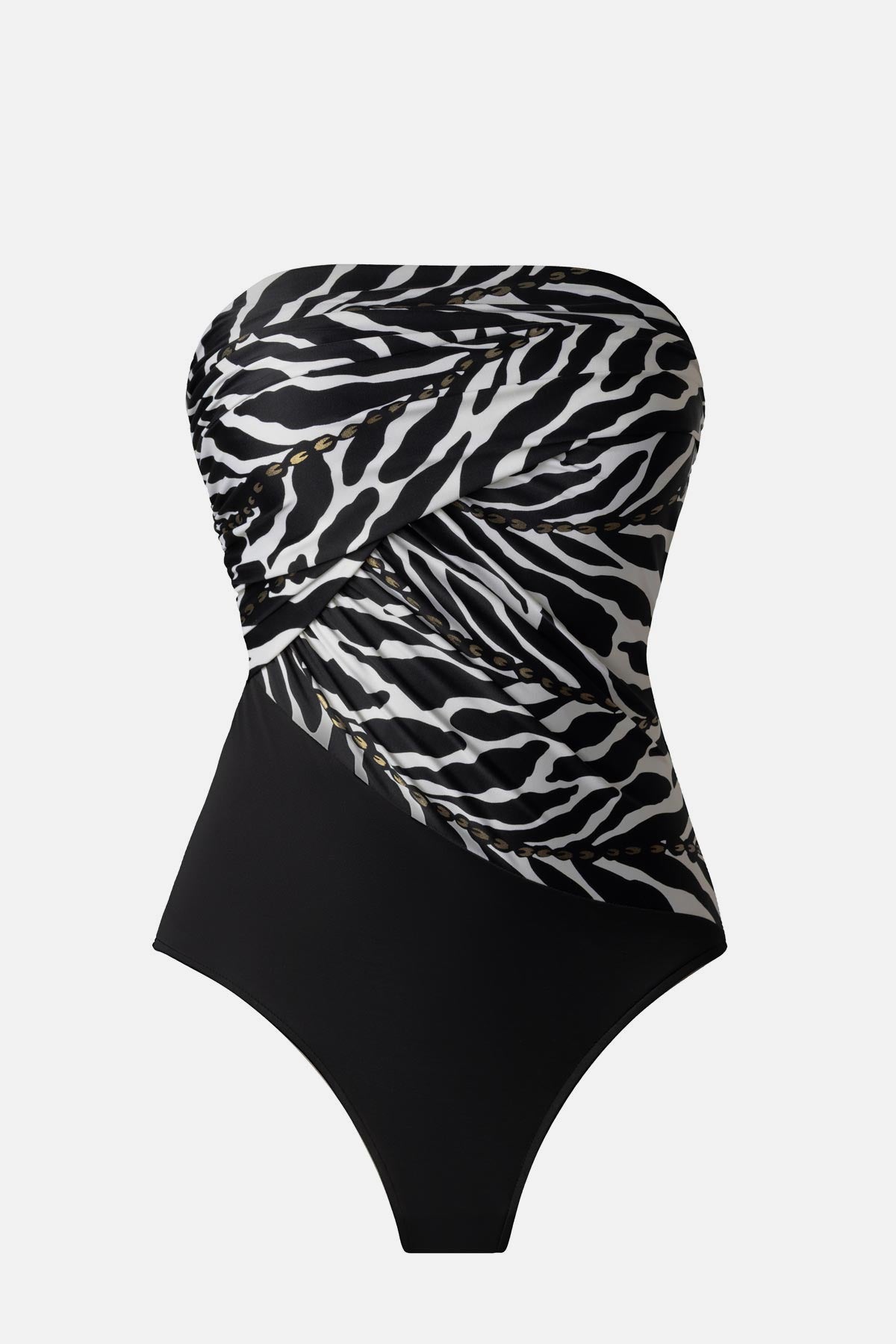 Miraclesuit Black/White Magicsuit Goddess One Piece in Sand Tracks