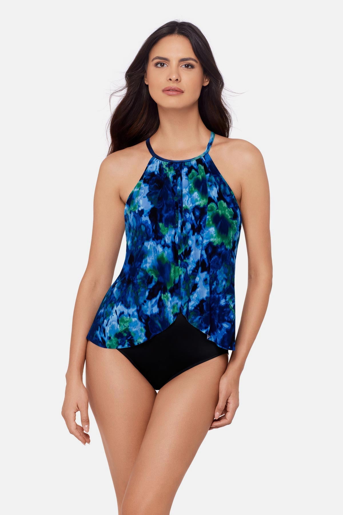 Miraclesuit Blue/Multi Magicsuit Aubrey One Piece in Mashup