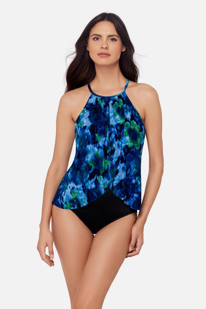 Miraclesuit Blue/Multi Magicsuit Aubrey One Piece in Mashup