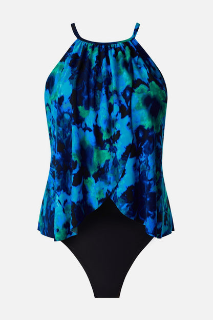 Miraclesuit Blue/Multi Magicsuit Aubrey One Piece in Mashup