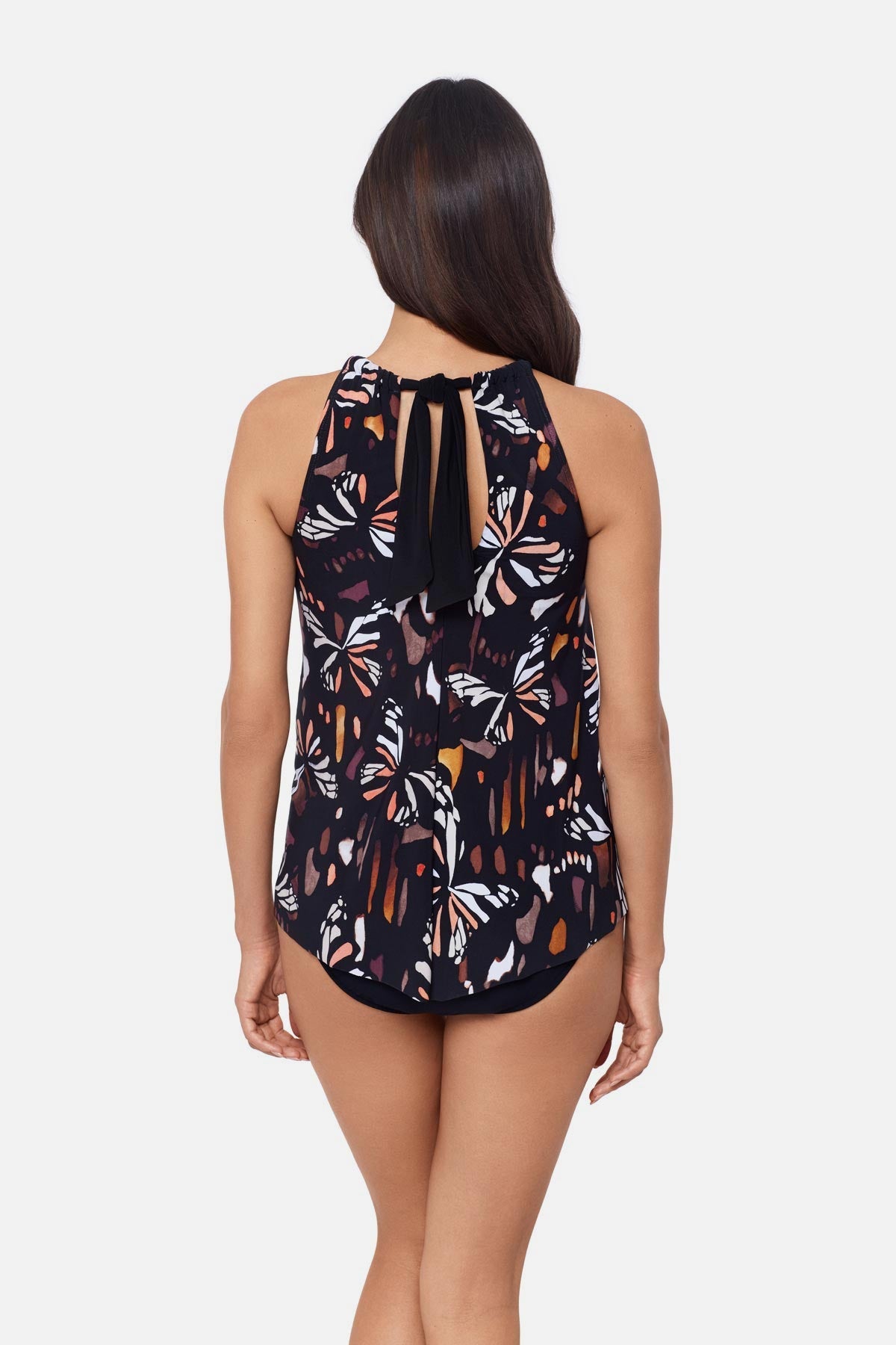 Miraclesuit Black/Multi Magicsuit Esme Tankini Top in Chrysalis