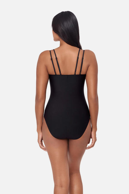 Miraclesuit Black/Multi Magicsuit Georgie One Piece in Taj Mahal