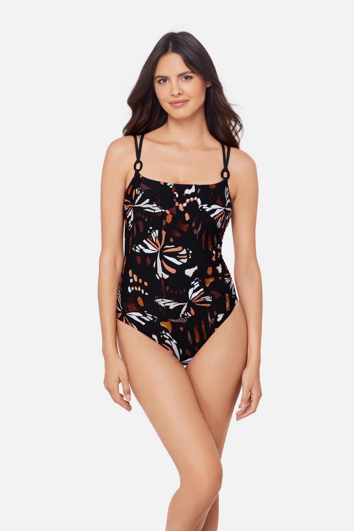 Miraclesuit Black/Multi Magicsuit Georgie One Piece in Chrysalis