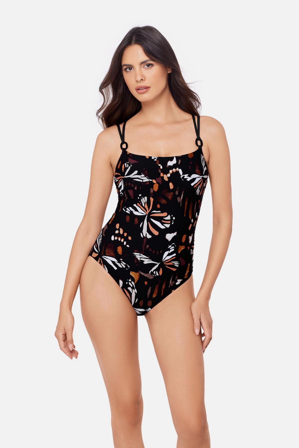 Miraclesuit Black/Multi Magicsuit Georgie One Piece in Chrysalis