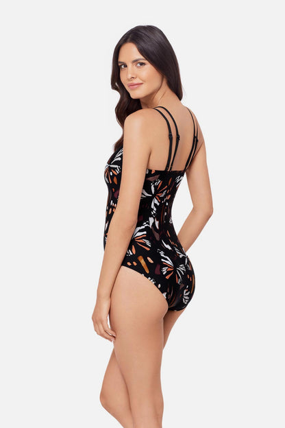 Miraclesuit Black/Multi Magicsuit Georgie One Piece in Chrysalis
