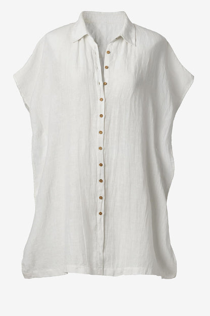 Miraclesuit Ivory Beach Shirt Cover Up in Ivory