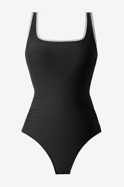 Miraclesuit Black Gem One Piece in Black