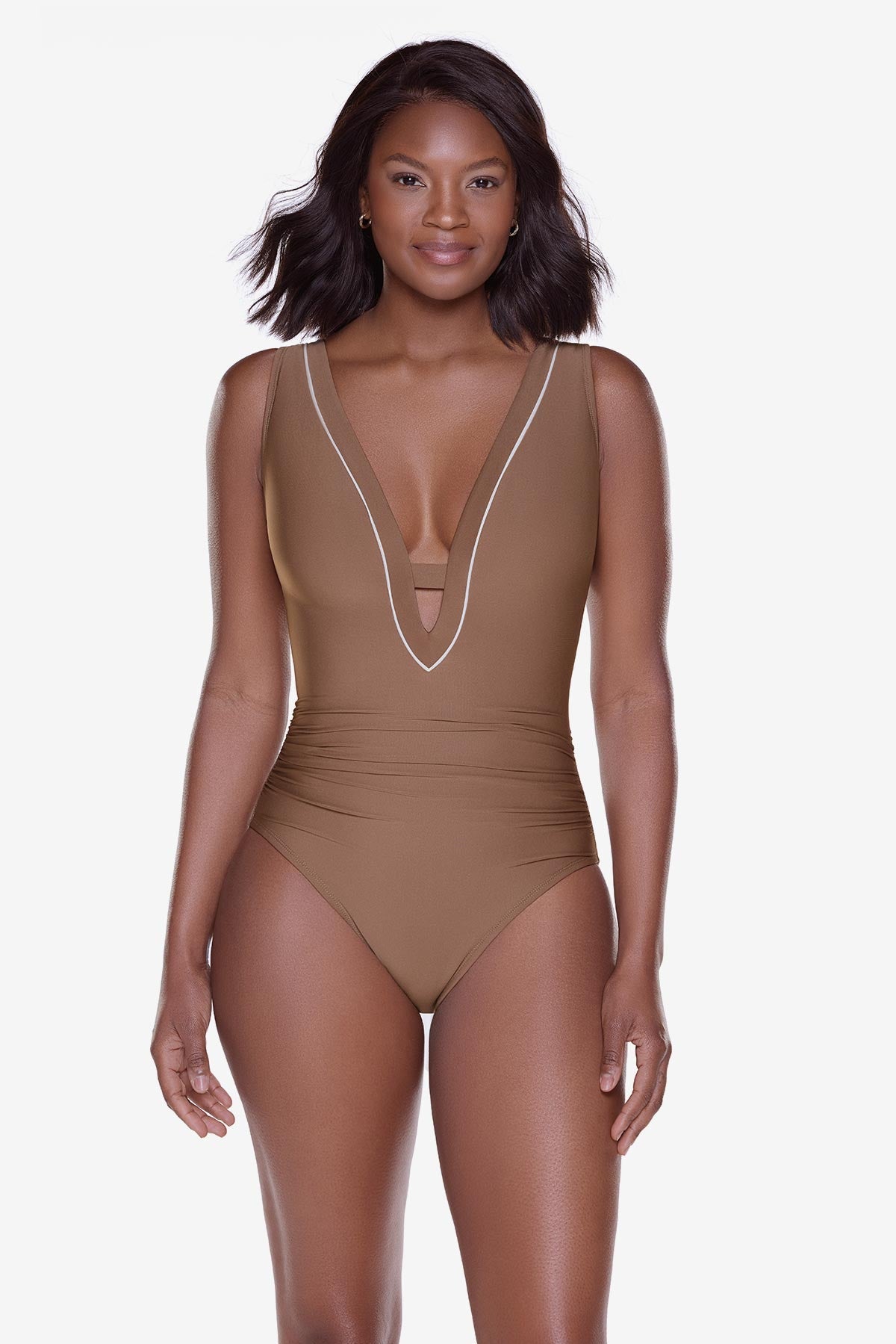 Miraclesuit Flax Zen One Piece in Flax