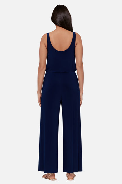 Miraclesuit Navy Body by Jesi Shaping Jumpsuit in Navy