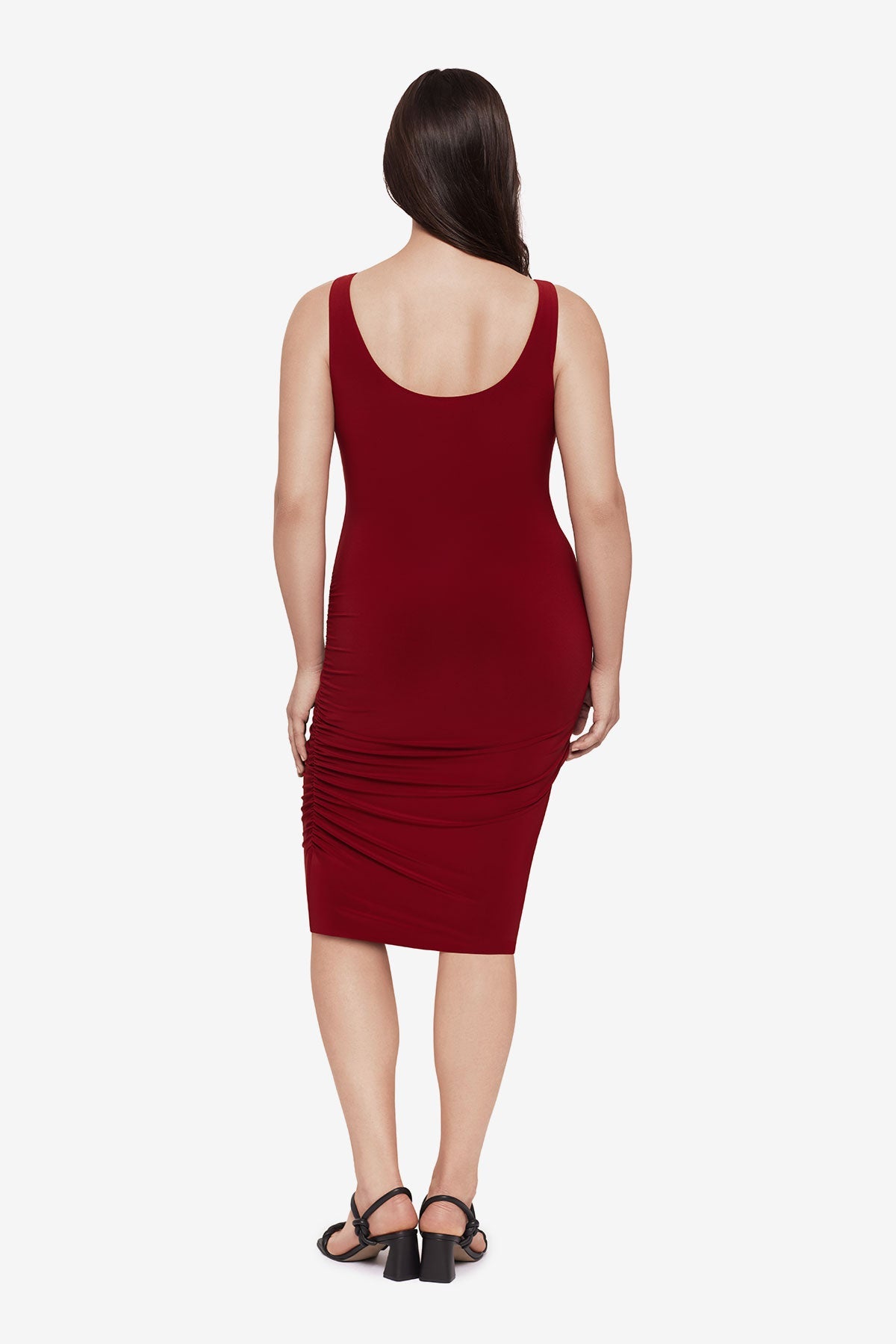 Miraclesuit Crimson Red Body by Regi Shaping Dress in Crimson