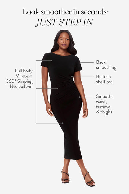 Miraclesuit Black Body by Sami Shaping Dress in Black