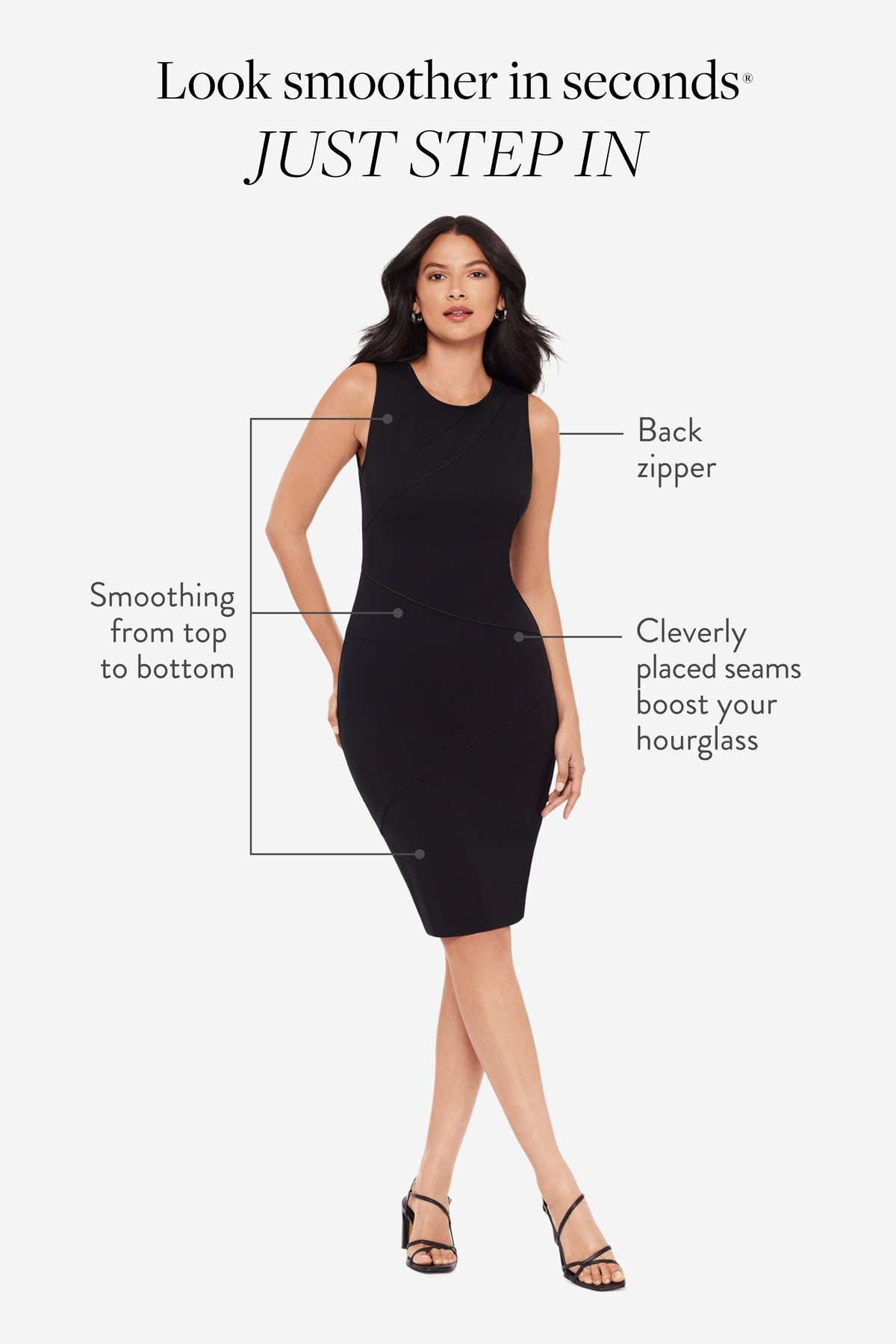 Miraclesuit Black Mirasculpt Shaping Sheath Dress