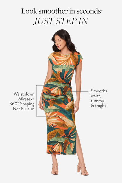 Miraclesuit Tropicale Sole Body by Cali Shaping Dress in Tropicale Sole