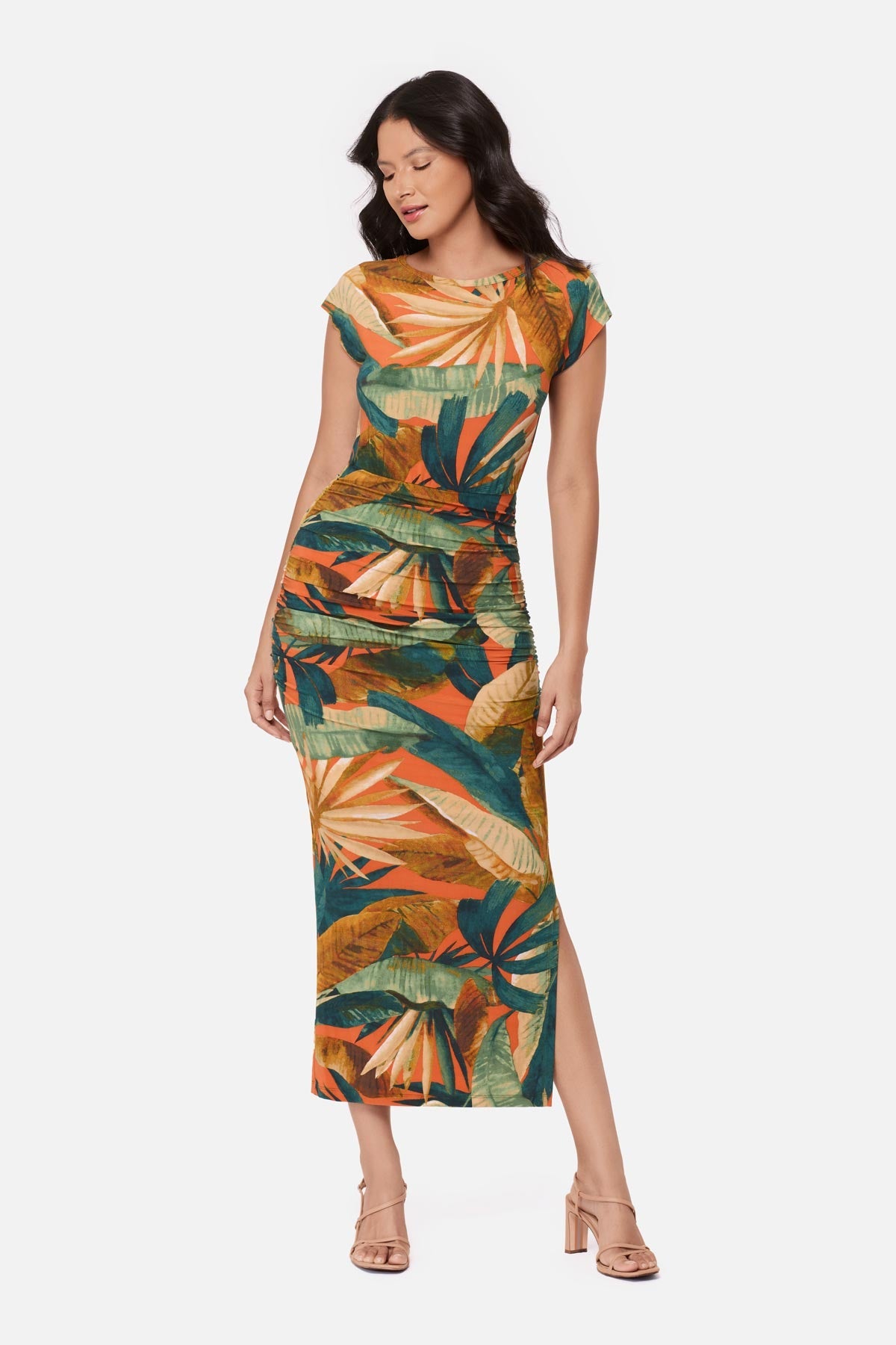 Miraclesuit Tropicale Sole Body by Cali Shaping Dress in Tropicale Sole
