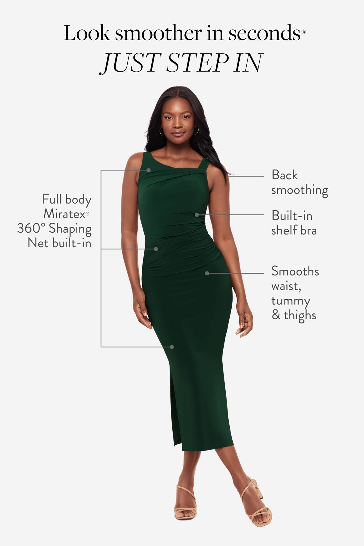 Miraclesuit Rosemary Aria Shaping Dress in Rosemary