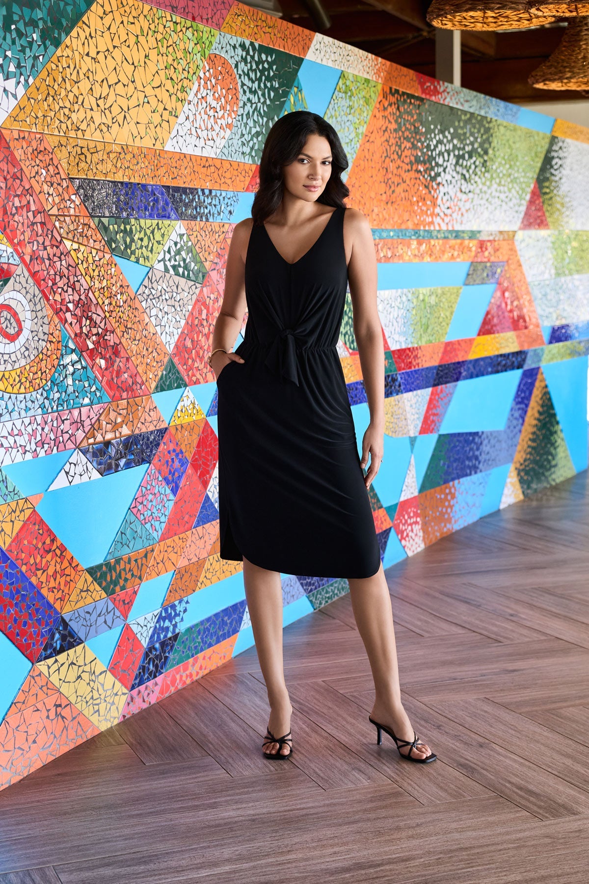 Miraclesuit Black Body by Tali Shaping Dress in Black